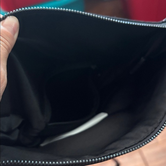 Aldo NWOT Black and Silver animal print  Women's clutch - Picture 7 of 7